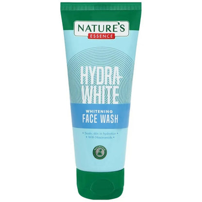 Tube of Nature's Essence Hydra White Whitening Face Wash on a white background