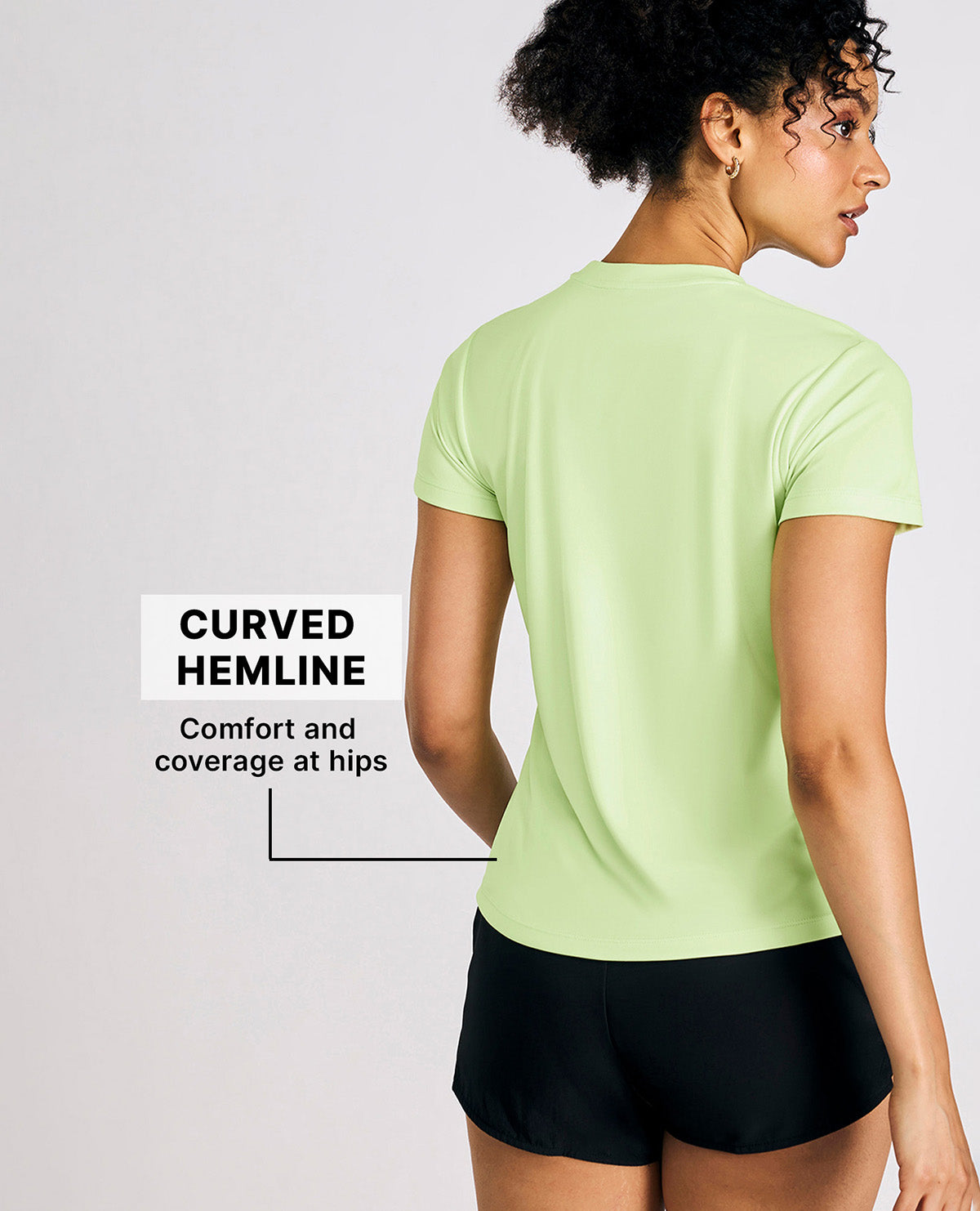 Kica Women Quick-Dry Running Tee Neon