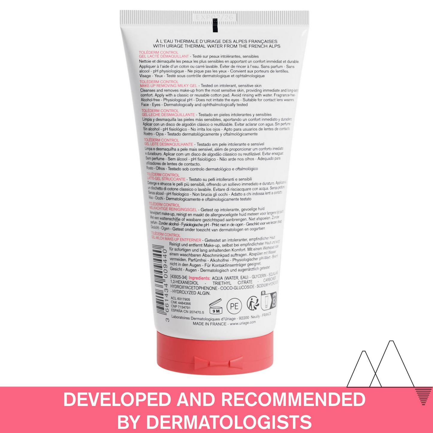 Uriage Tolederm Control Make-Up Removing Milky Gel