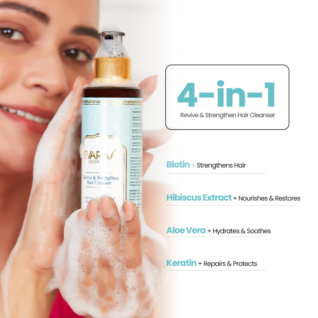 Evaraa Essential Revive & Strengthen Hair Cleanser
