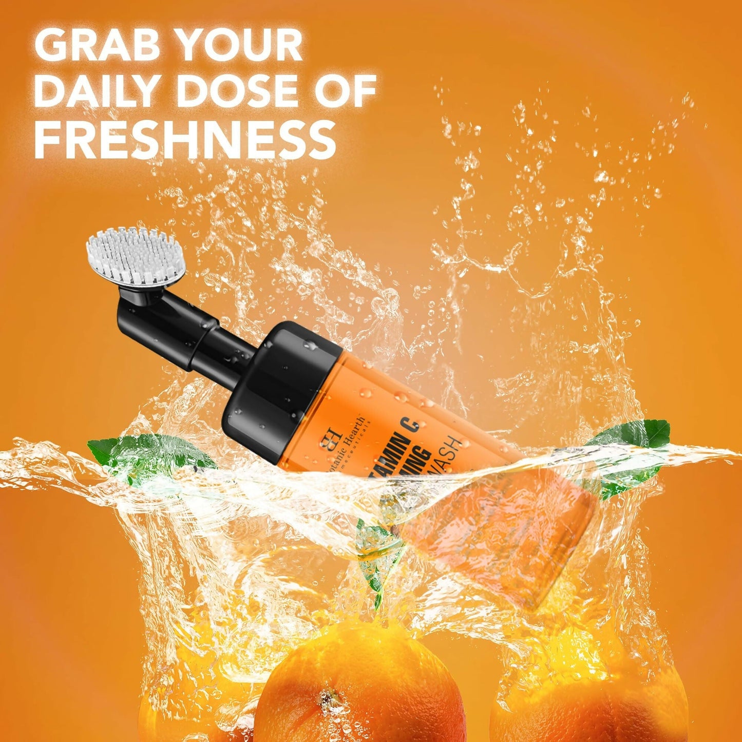 Botanic Hearth Brightening Vitamin C Foaming Face Wash with Papaya & Orange Extracts