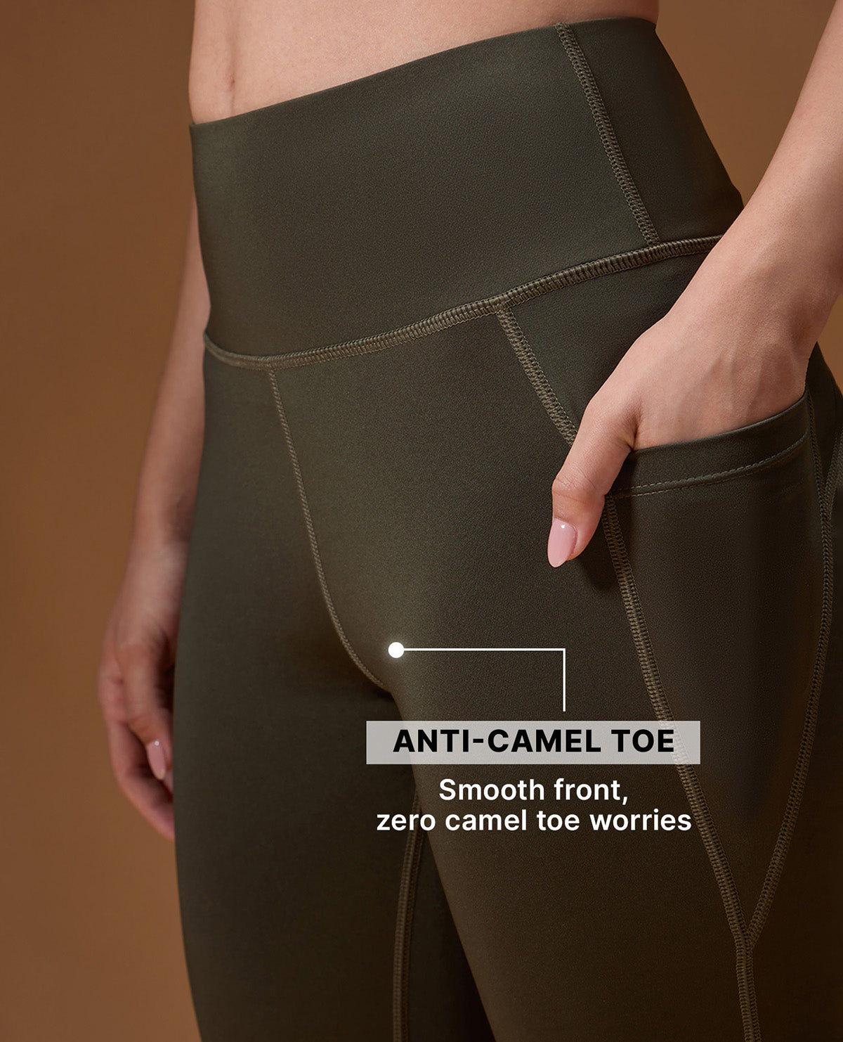 High-Waist Flare Pants in Kica SKN Sculpting Stretch Fabric