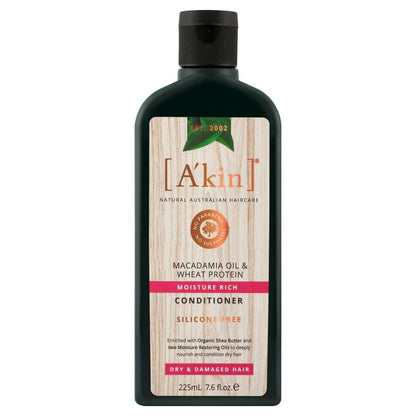 Akin Macadamia & Wheat Protein Moisture Rich Conditioner
