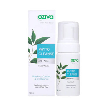 OZIVA Phyto Cleanse Face Wash packaging on a white background