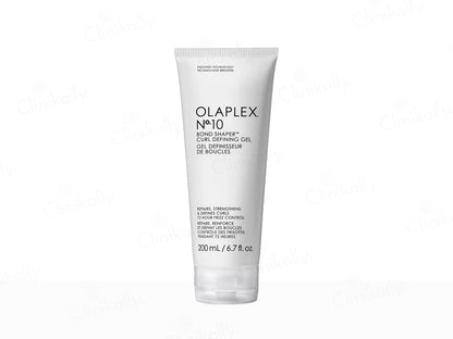 Olaplex No. 10 hair gel tube on a white background
