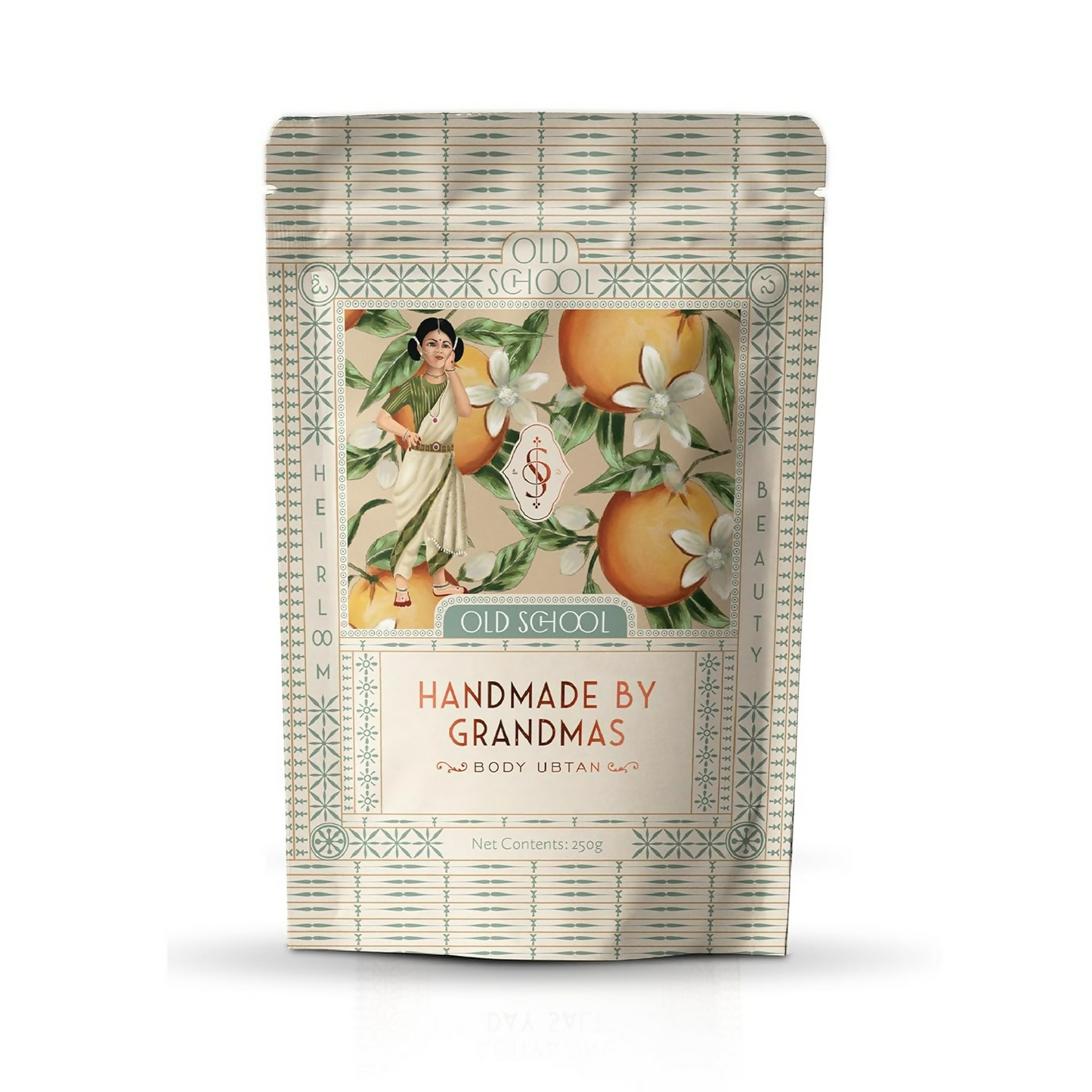 Old School Rituals Handmade By Grandmas Baby Body Ubtan Natural Bath Powder