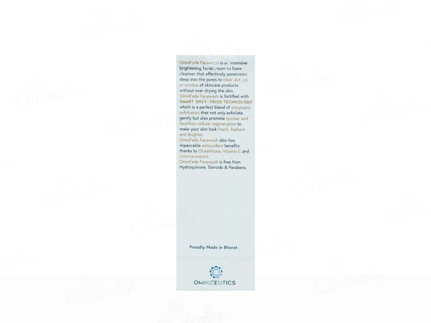 Omnifade Intensive Brightening & Exfoliating Facial Cleanser