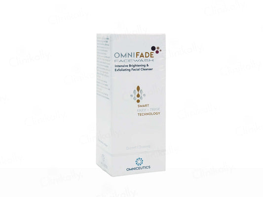 OmniCeuticals OmniFade Facewash packaging on a white background