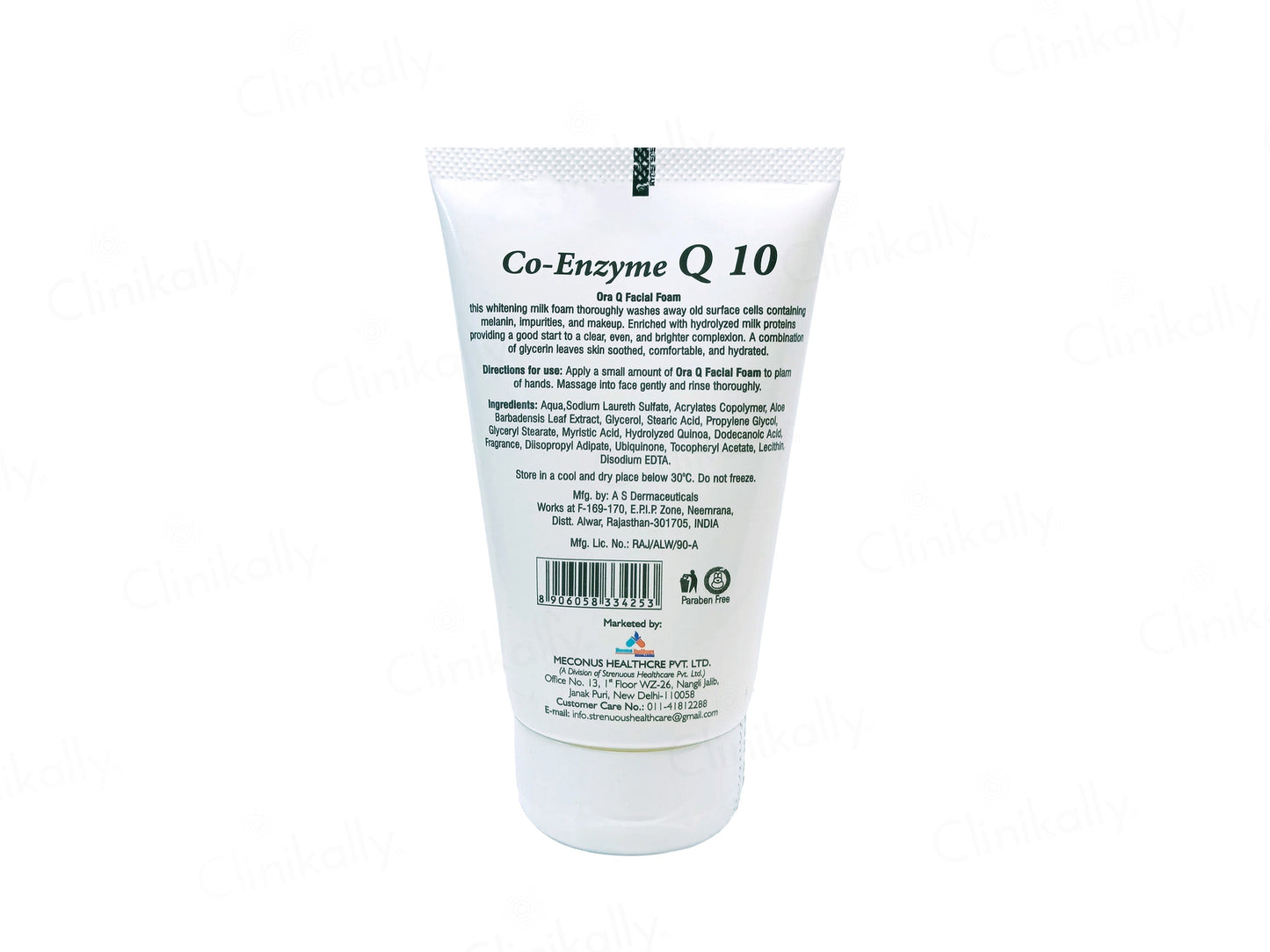 Ora Q Whitening Facial Foam