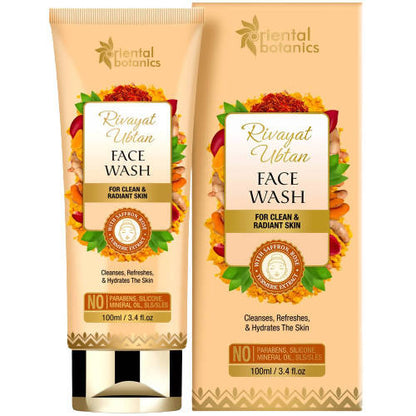 Oriental Botanics Rivayat Ubthan Face Wash packaging on a white background