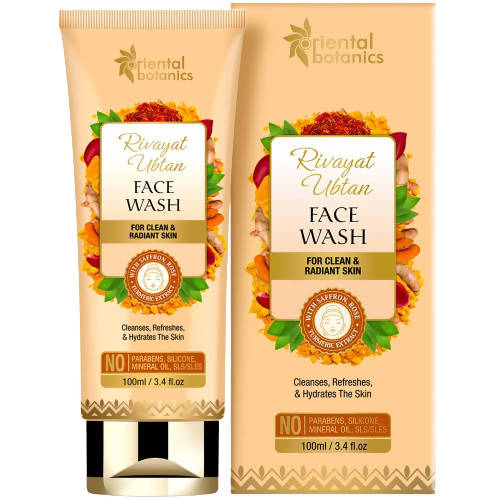 Oriental Botanics Rivayat Ubthan Face Wash packaging on a white background