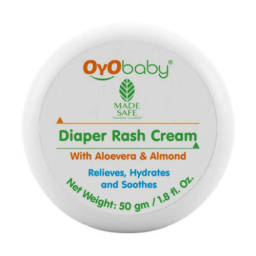OyObaby diaper rash cream container on a white background