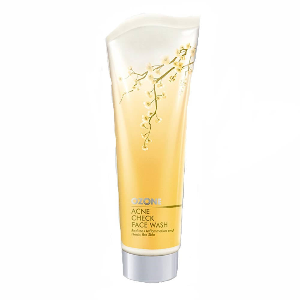 Ozone Acne Check Face Wash tube on a white background