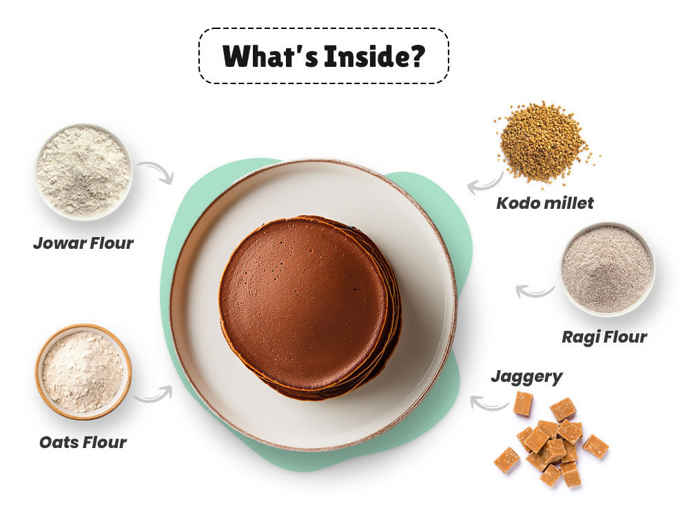Little Joys Millet Pancake Mix + Protein Milkshake