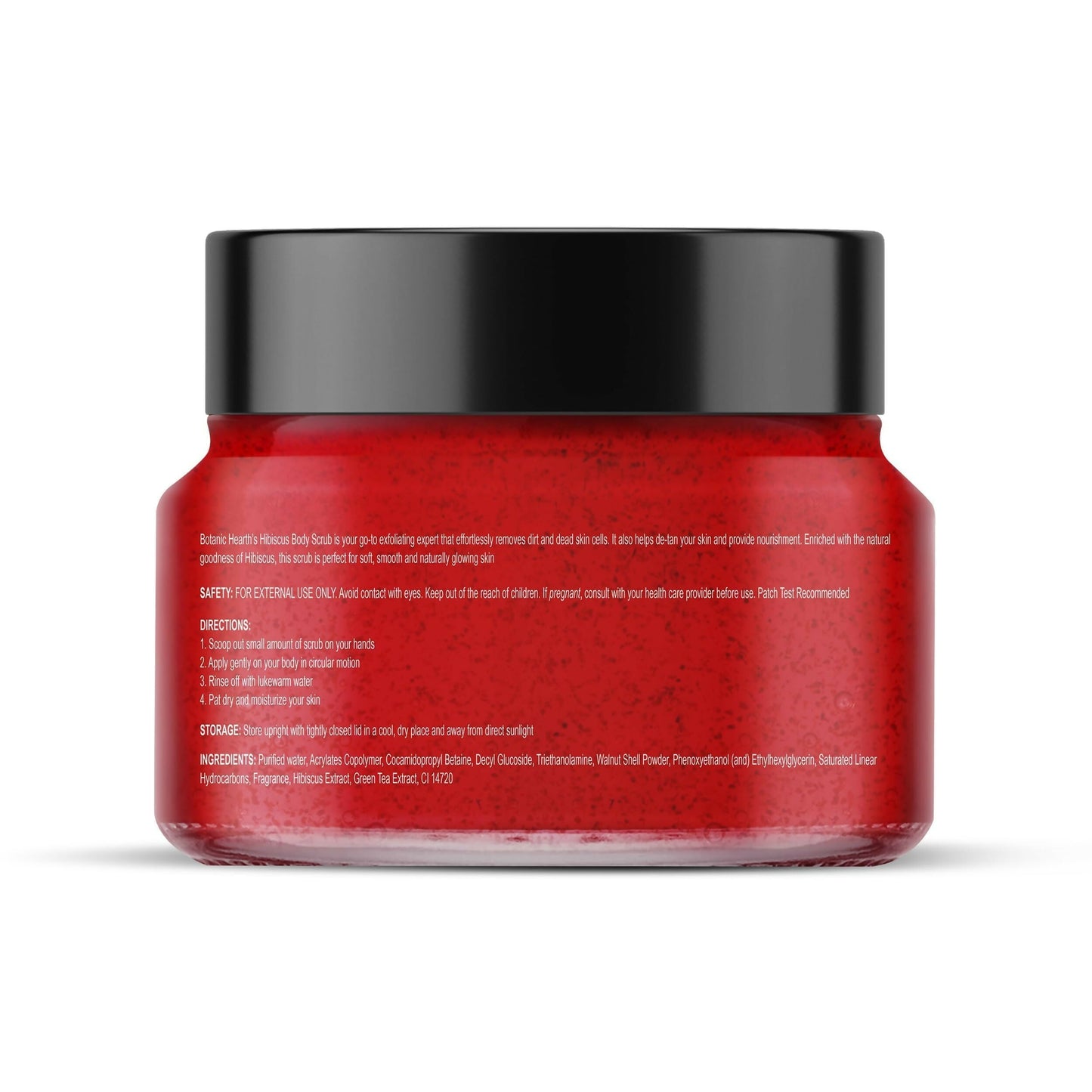 Botanic Hearth Hibiscus Body Scrub For Brighter, Smoother, Hydrated &amp; Moisturized Skin