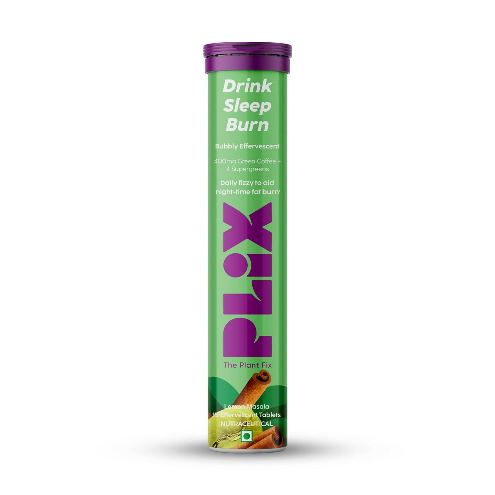 Ploxx supplement tube on a white background