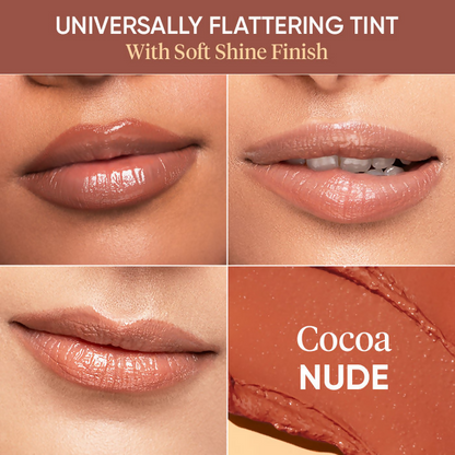 Dot & Key Barrier Repair Hydrating Lip Balm SPF 50 With Ceramides & Peptides Cocoa Nude