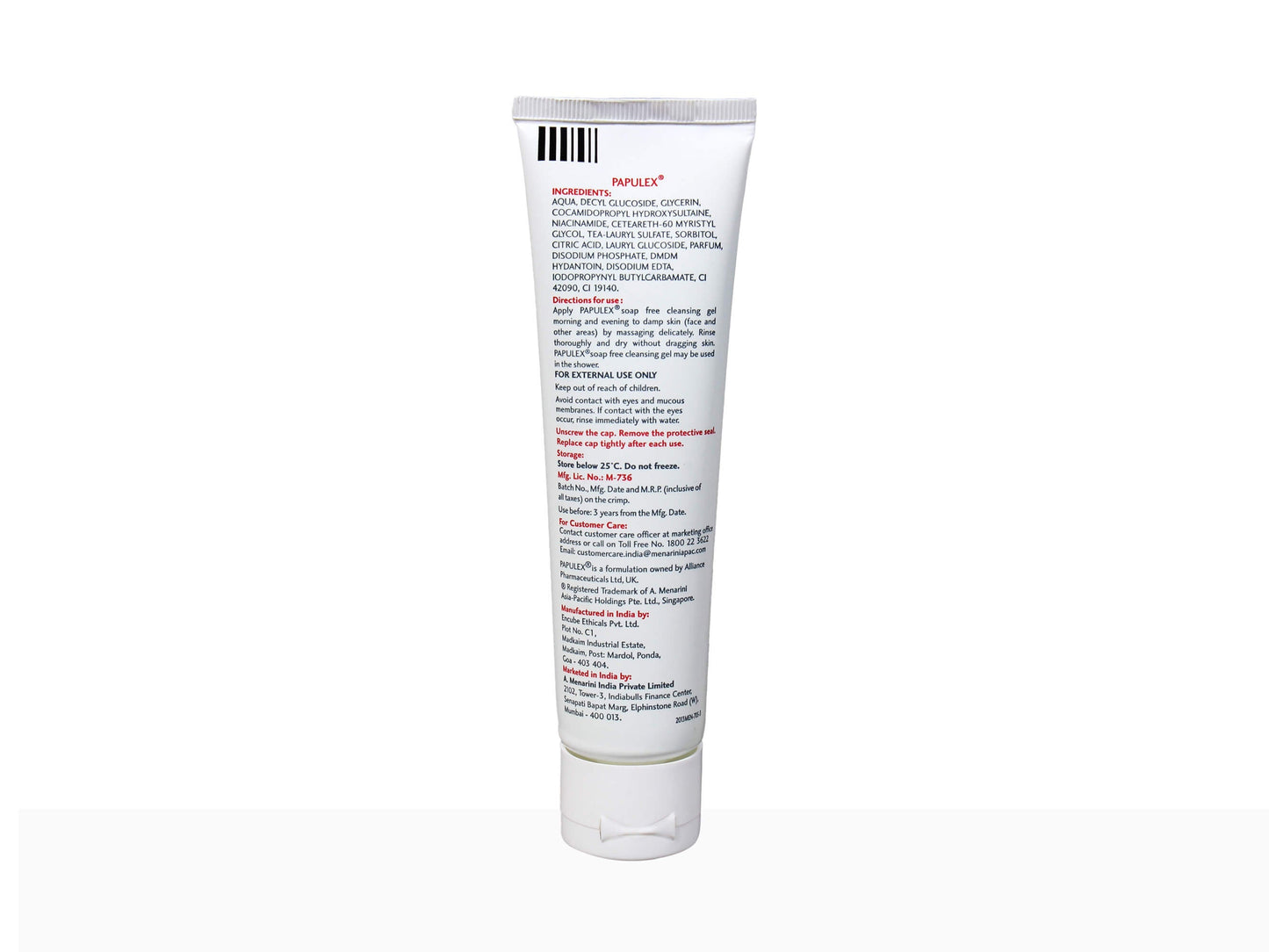 Papulex Soap Free Cleansing Gel