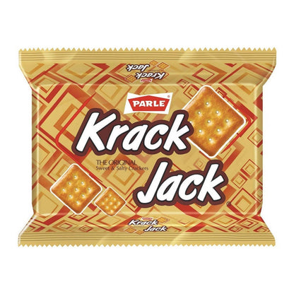 Parle Krack Jack packet on a white background