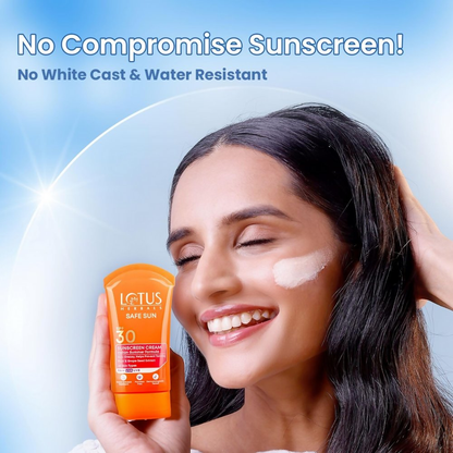 Lotus Herbals Safe Sun Sunscreen Cream SPF 30 PA+++