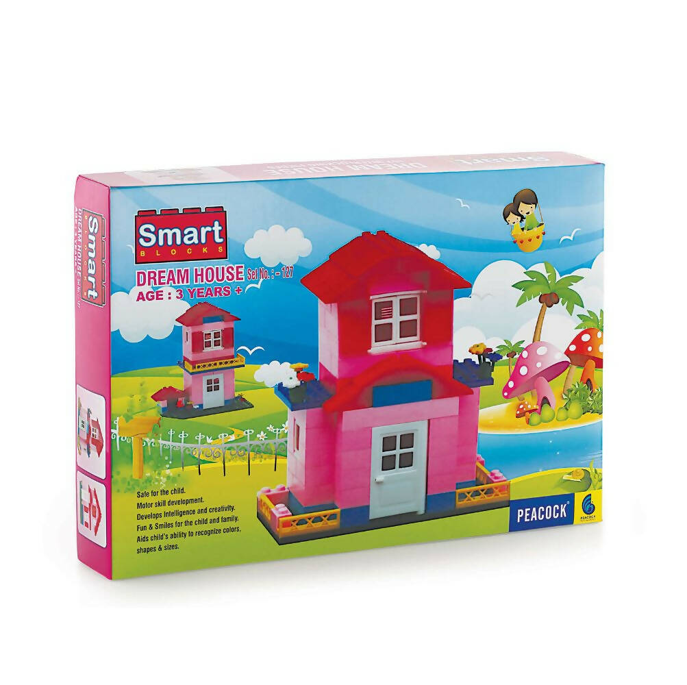 Box of Smart Blocks Dream House toy set with colorful packaging