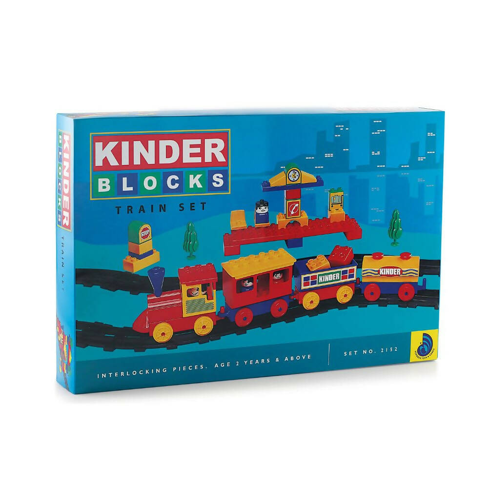 Kinder Blocks Train Set packaging on a white background