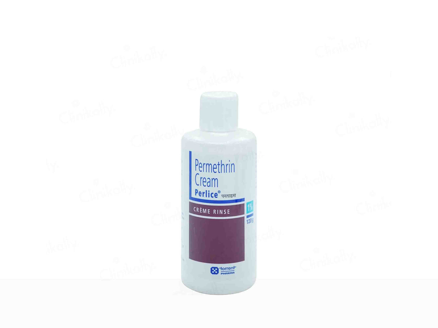 Permethrin Cream bottle on a white background