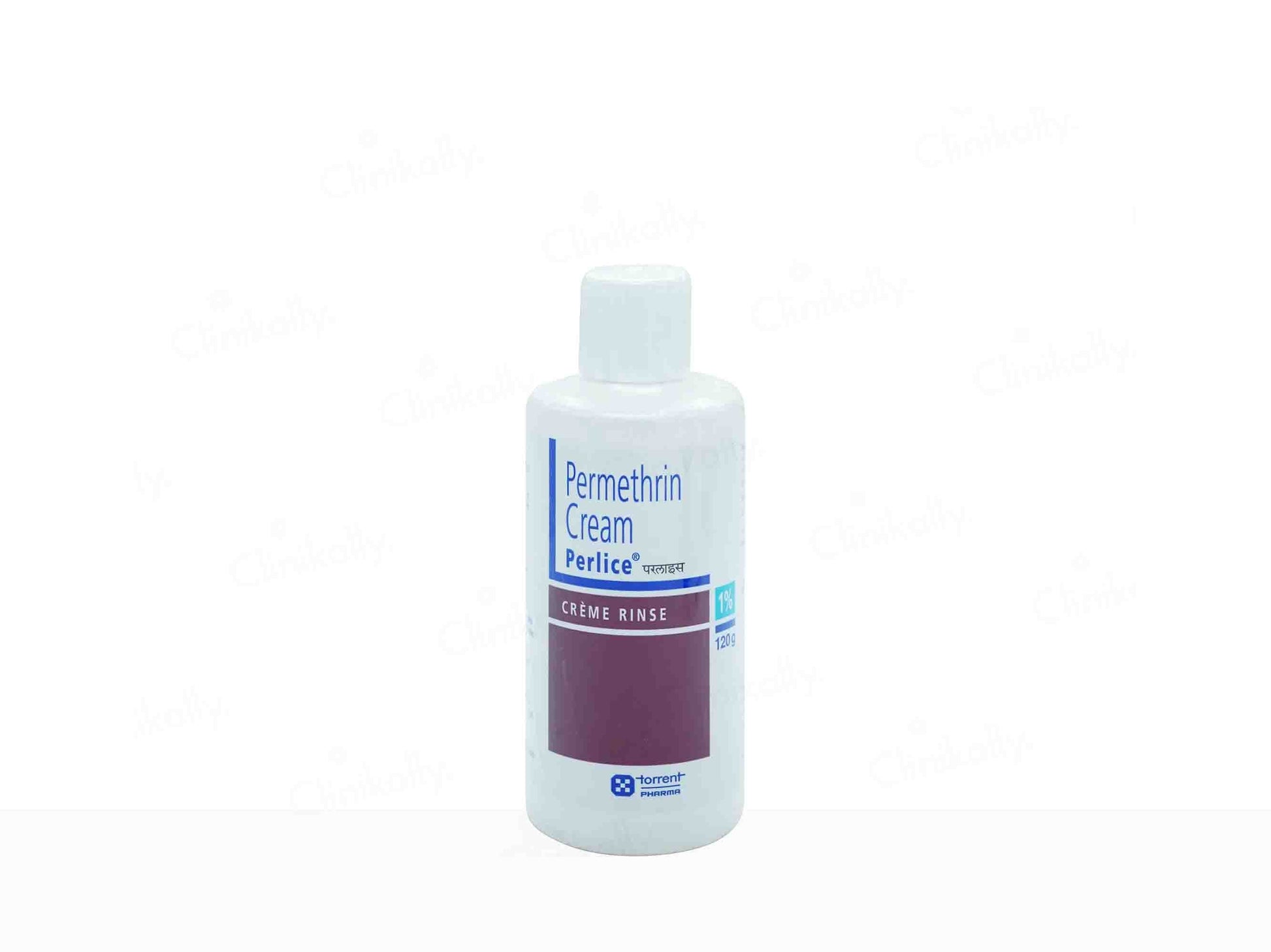 Permethrin Cream bottle on a white background