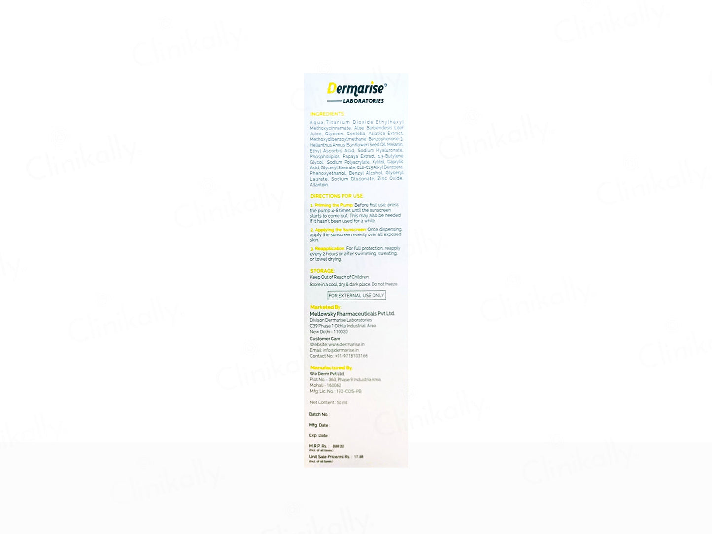 Photoage Hydra Ultralight Invisible Sunscreen Fluid Gel SPF 50+ PA+++
