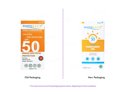 Photosafe Hybrid Broad Spectrum Sunscreen Gel SPF 50 PA++++