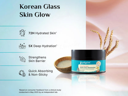 Pilgrim Korean Rice Water Hydra Glow Light Gel Cream Moisturizer