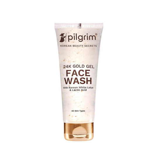 Tube of bilgrim 24K Gold Gel Face Wash on a white background