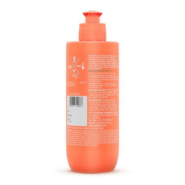 BBlunt Advanced Smoothening Serum Cream with Keratin & Hyaluronic Acid - Limited Time Offer