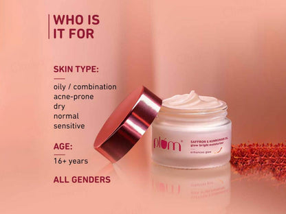 Plum Saffron & Kumkumadi Oil Glow Bright Moisturizer SPF 35