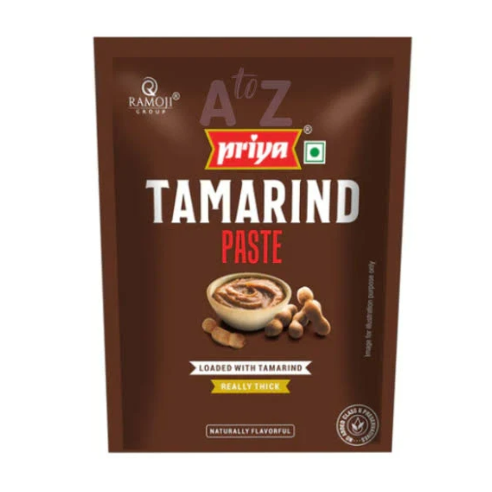 Priya Tamarind Paste packaging on a white background