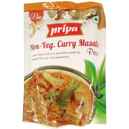 Priya Non-Veg. Curry Masala Paste packaging on a white background