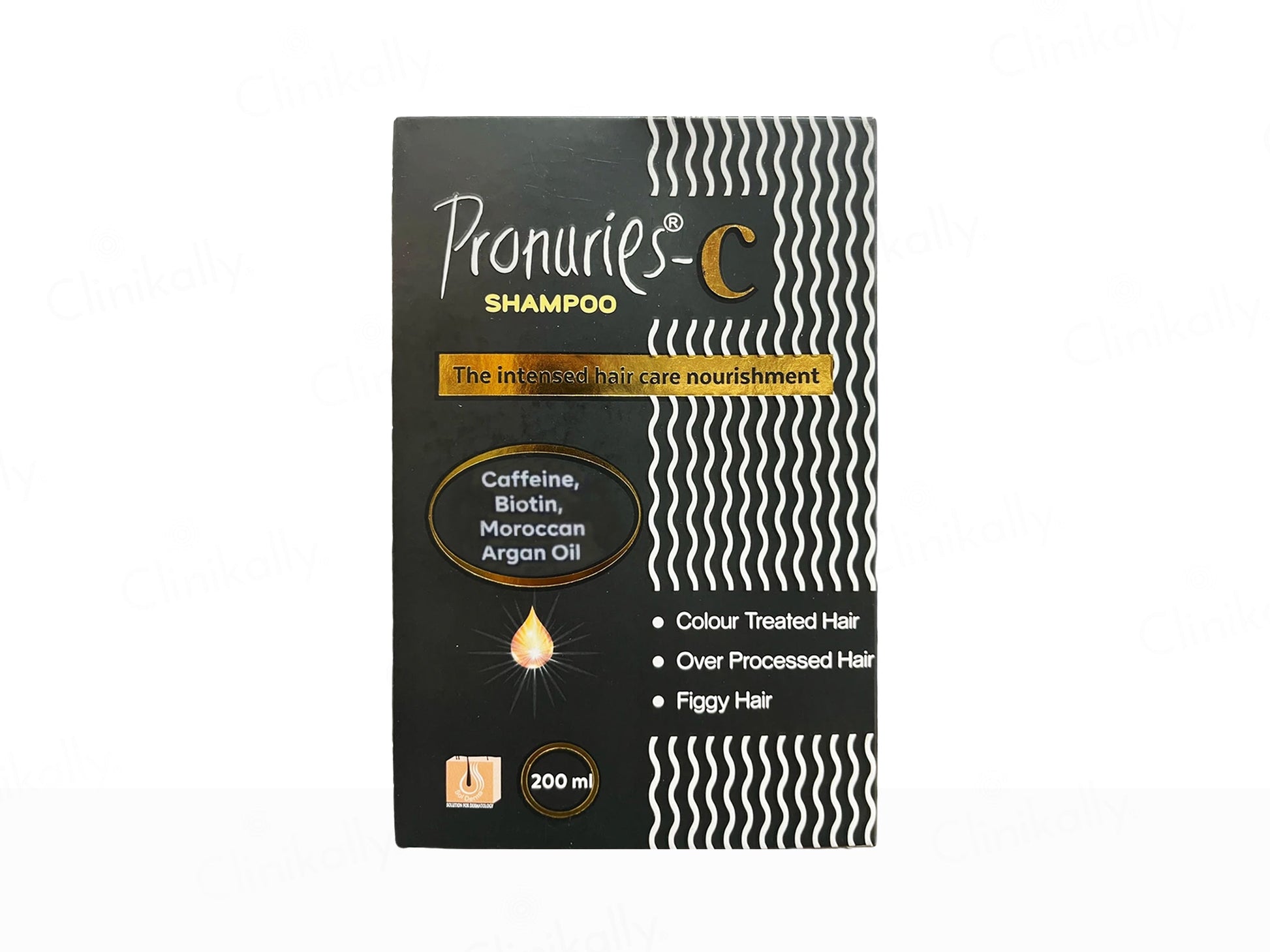 Pronueries-C shampoo packaging on a white background