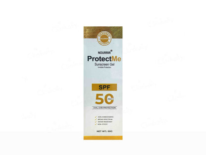 Nourrrr ProtectMe Sunscreen Gel packaging on a white background