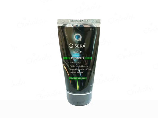 Q-Sera leave-in conditioner tube on a white background