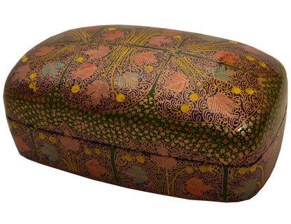 Nizalia Assorted Chinar Oval Box Mov Colour With Chinar - Limited Time Offer