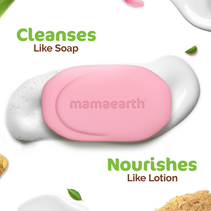 Mamaearth Multani Mitti Moisturizing Lotion Soap (Buy 3 Get 1 Free) - Limited Time Offer