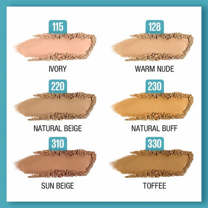 Maybelline New York Fit Me 12Hr Oil Control Compact, 310 Sun Beige (8 Gm)