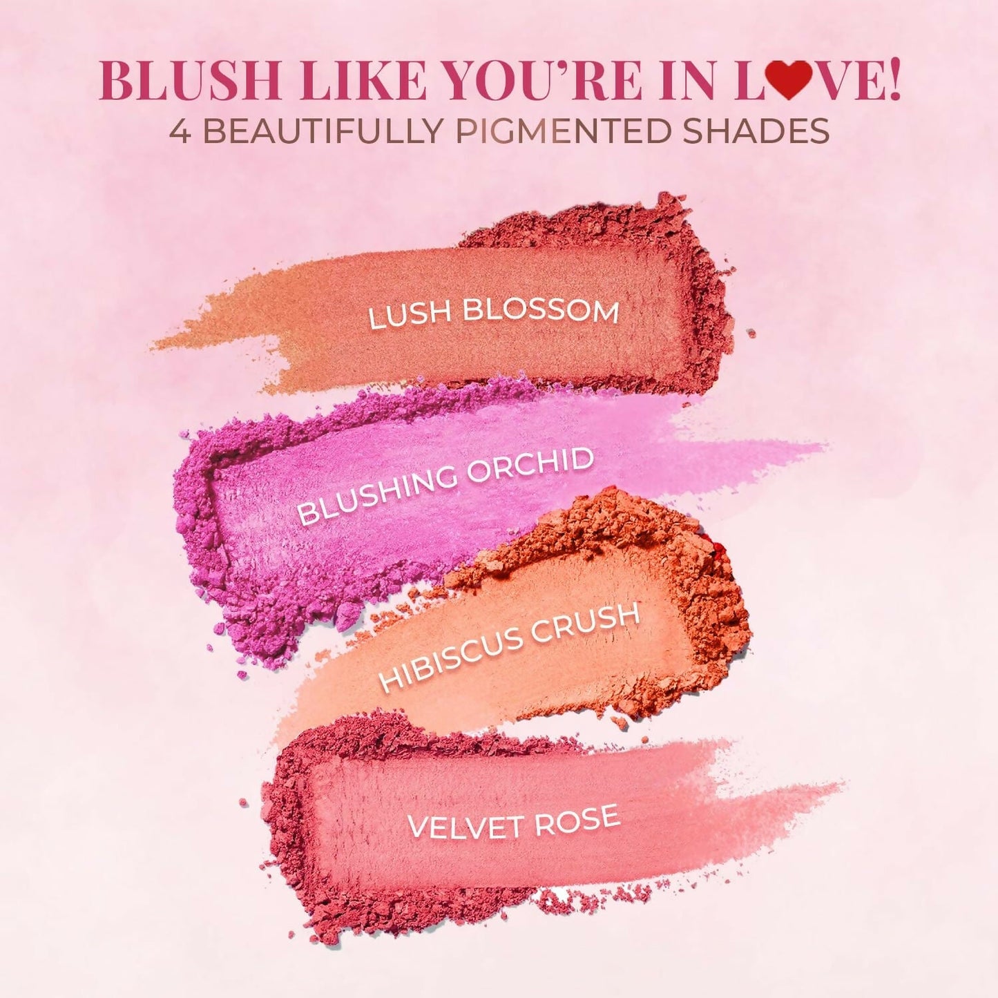 Just Herbs Nourishing Powder Blush - Lush Blossom