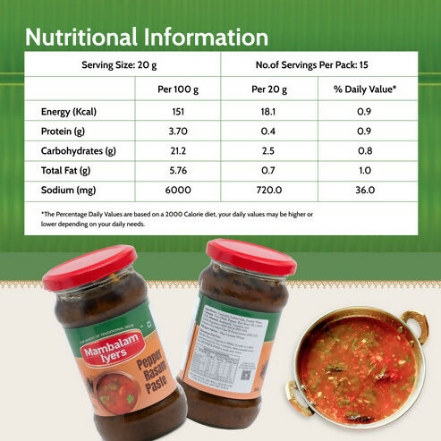 Mambalam Iyers Pepper Rasam Paste