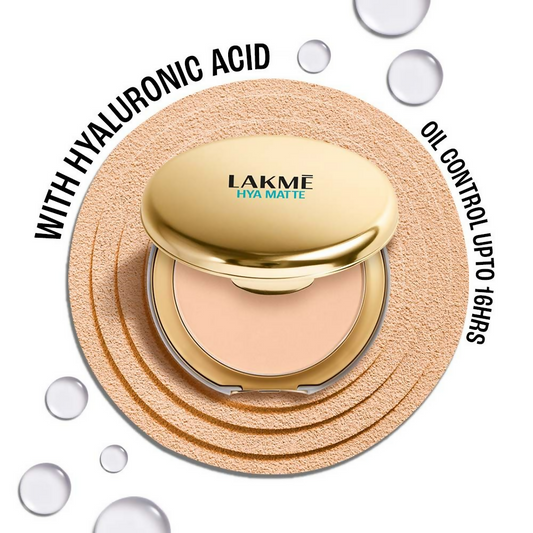 Lakme 9 To 5 Hya Matte Pressed Powder - Nude