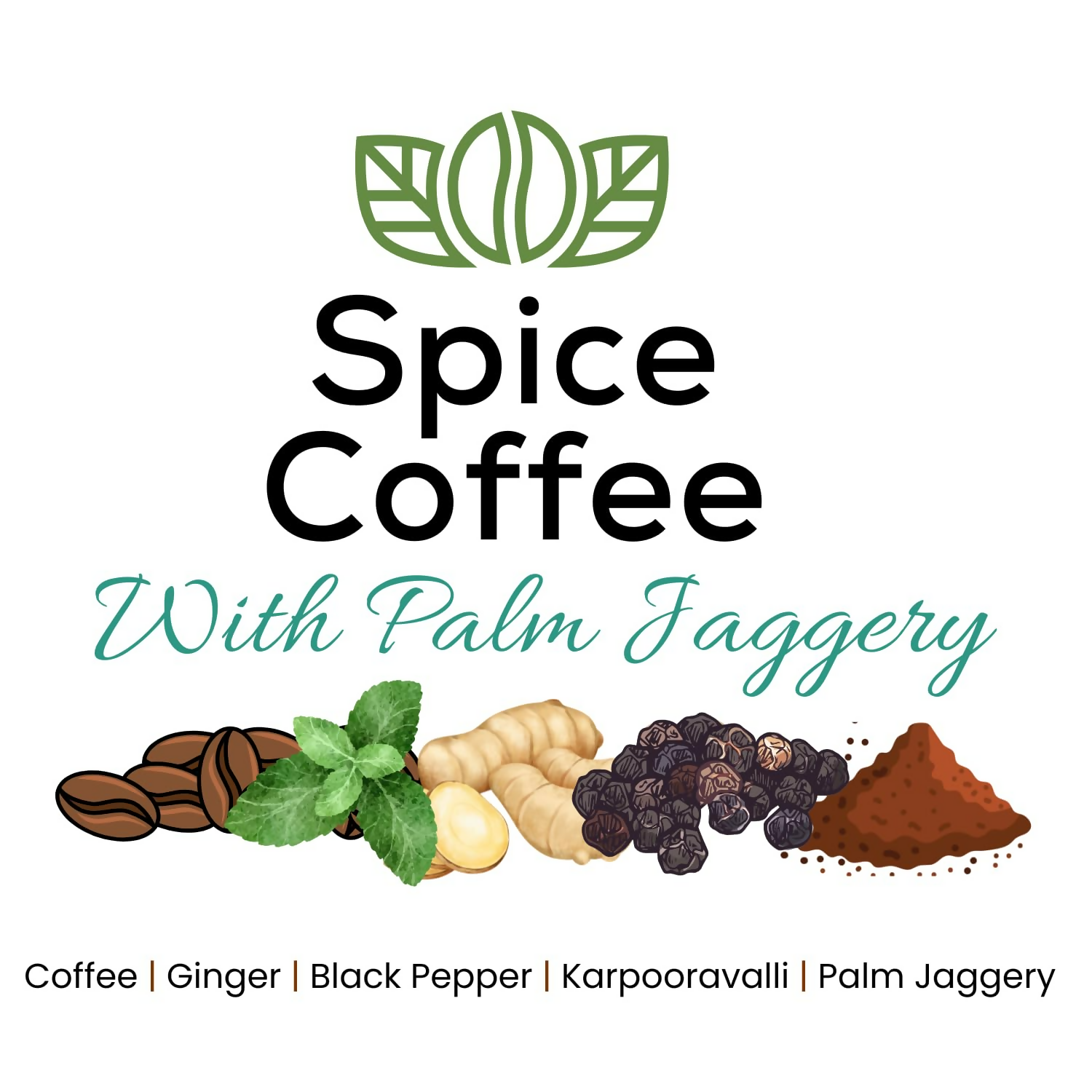 Satvi Wellness Chukkukappi with Karpooravalli Spice Coffee