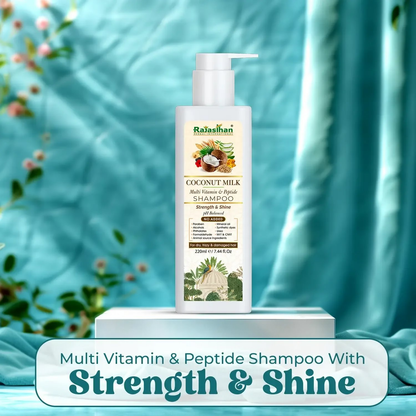 Rajasthan Herbals Coconut Milk Multi Vitamin & Peptide Shampoo