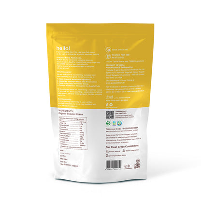 Pure & Sure Organic Roasted Channa
