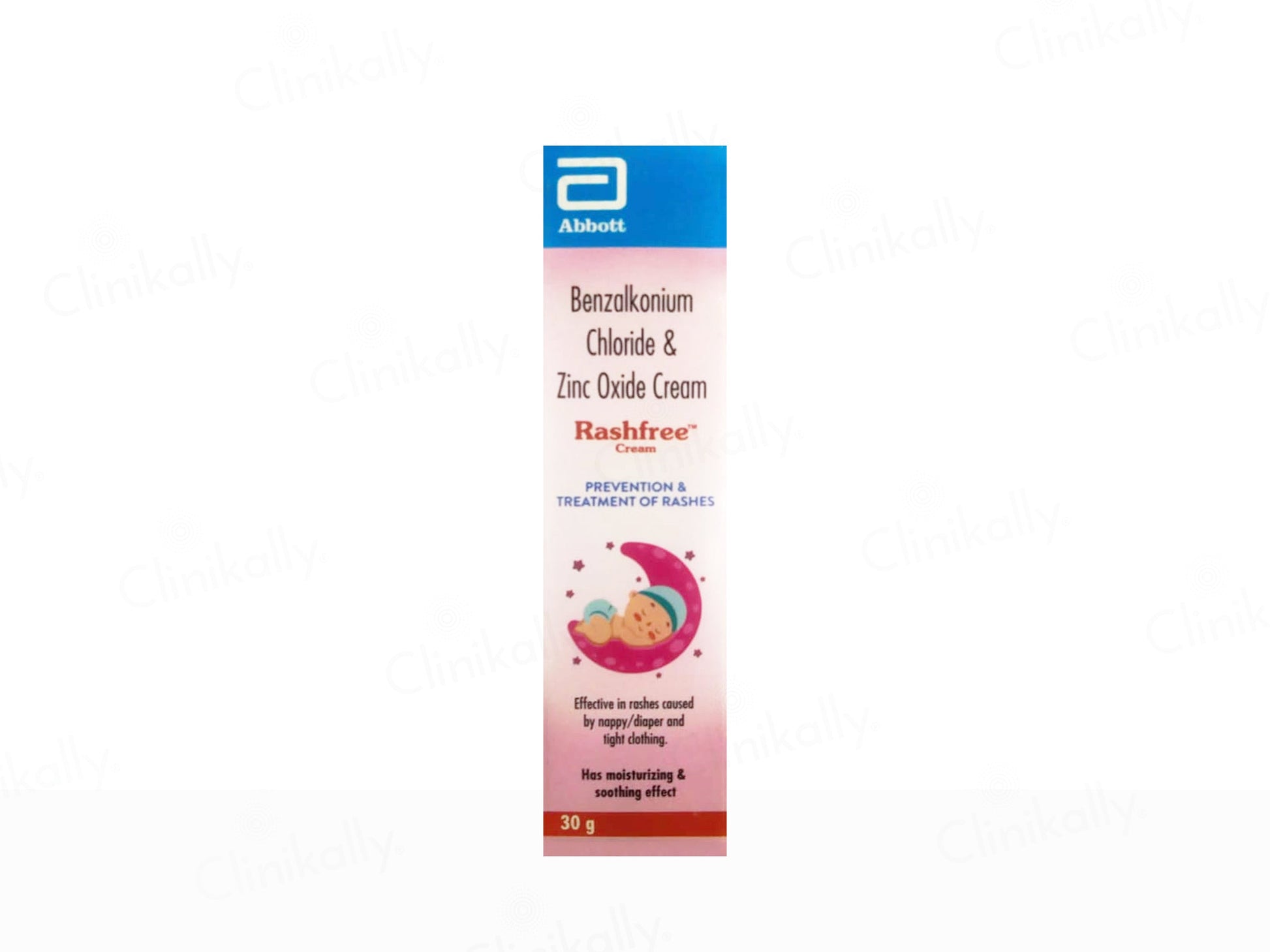 Cream packaging with Abbott logo on a white background