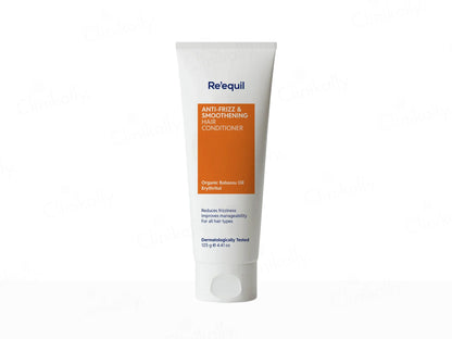 Tube of Re'equil conditioner on a white background